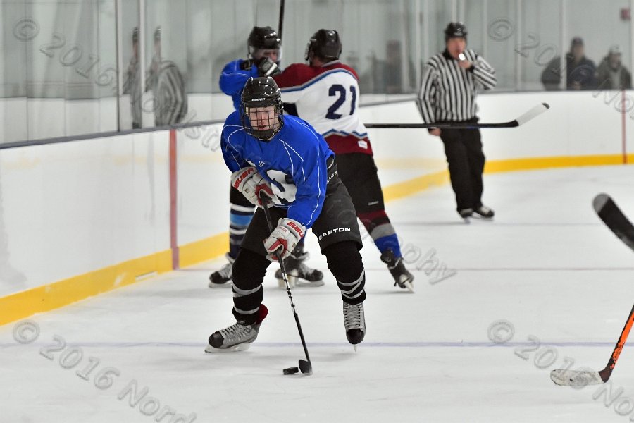 Wheaton College Men\'s Ice Hockey vs Middlesex Community College. - Photo By: KEITH NORDSTROM